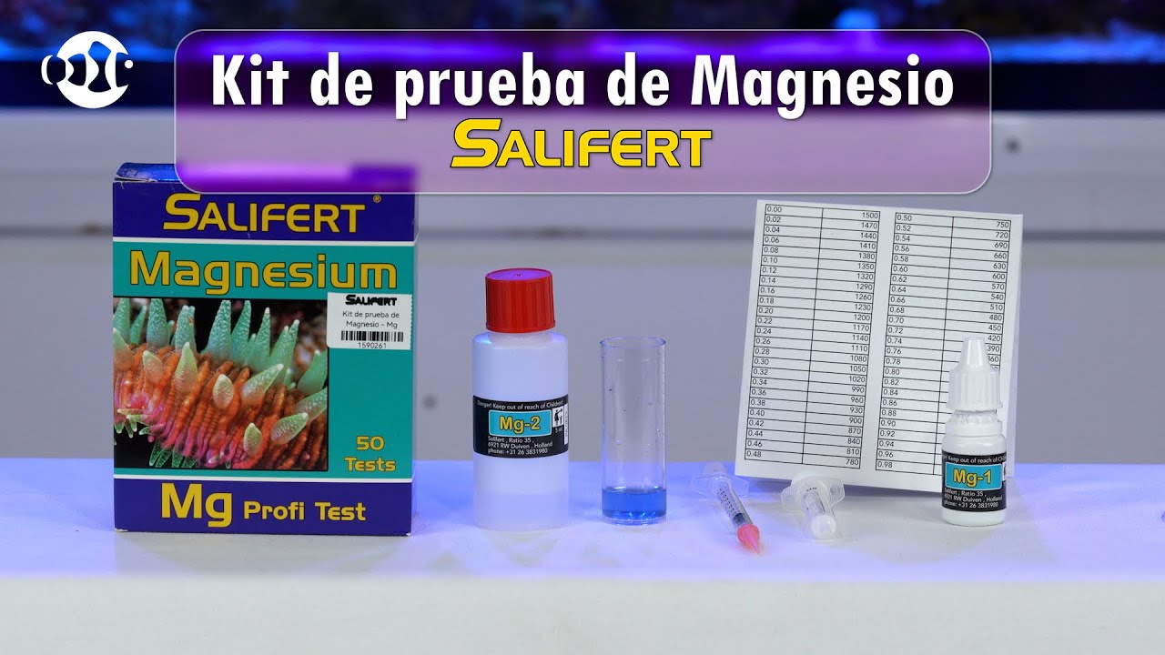 Salifert Magnesium tutorial. Cómo hacer la prueba fácil y rápido.