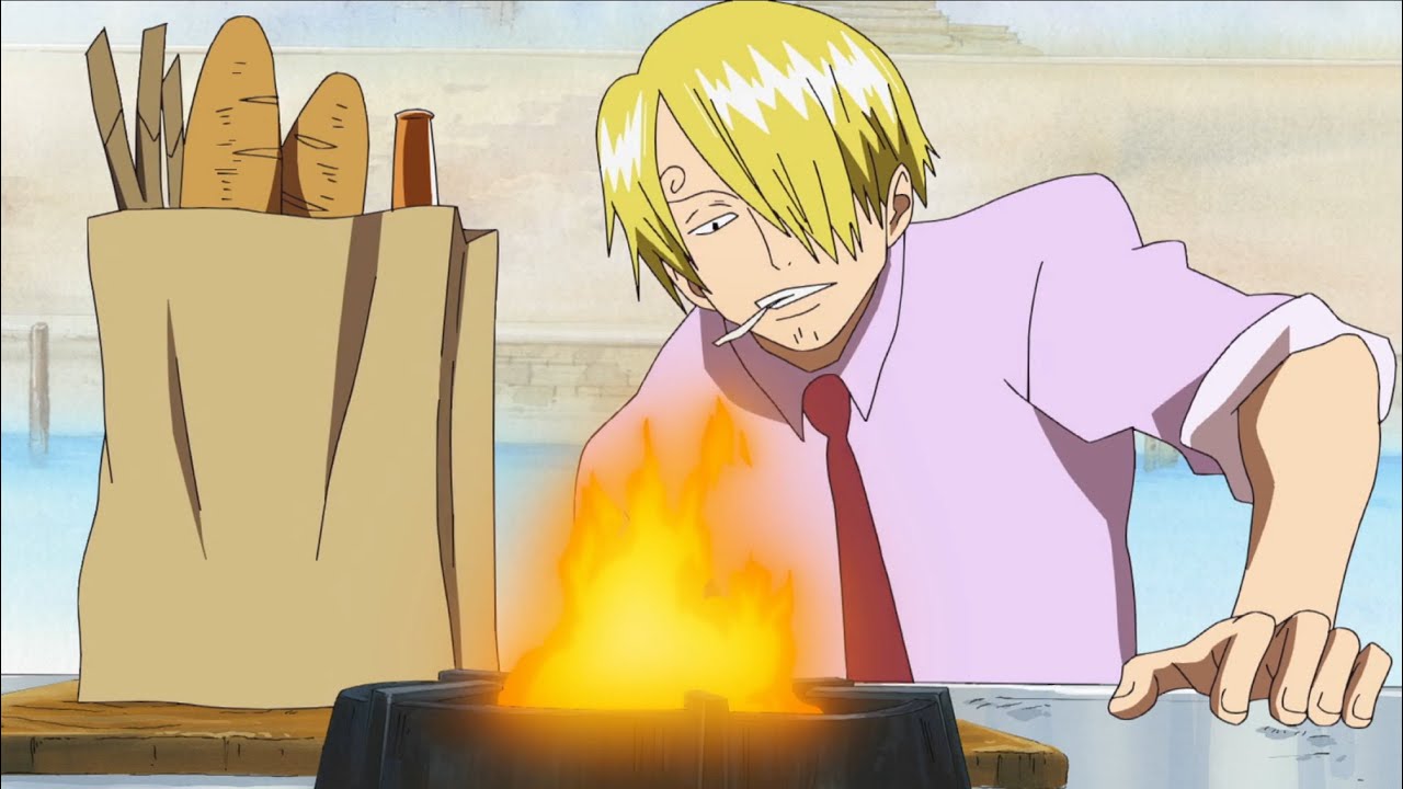 Sanji Cooking Scenes In One Piece