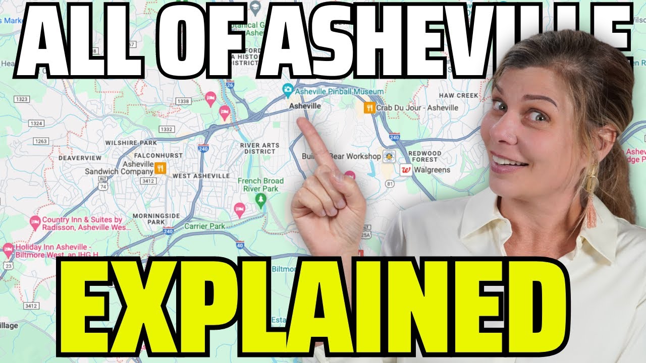 Map TOUR of Asheville NC - Where Should You Live in North Carolina?