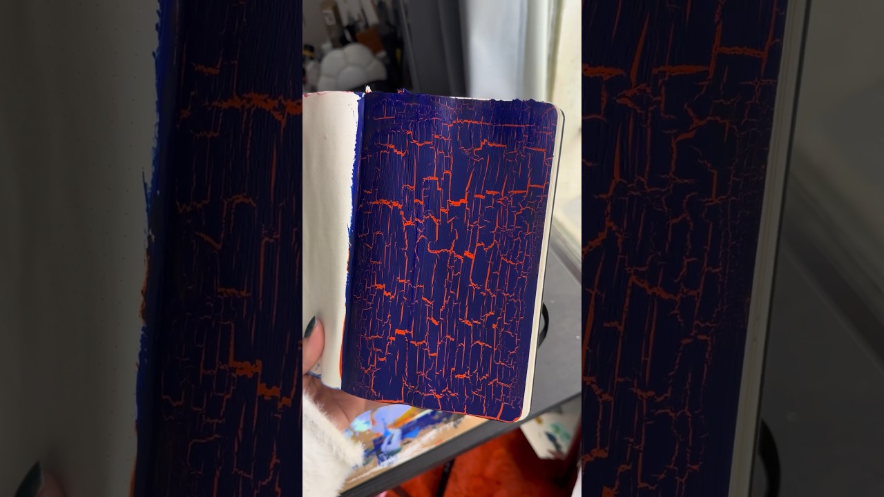 Je teste le m&eacute;dium &agrave; craqueler #peinture #creativit&eacute;