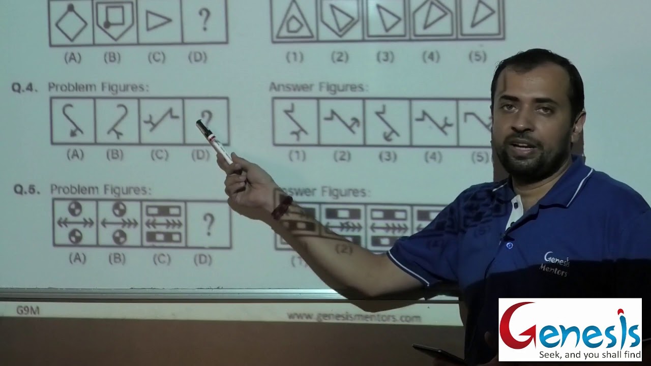Visual Reasoning - Workshop 6 - Shortcuts for MHCET