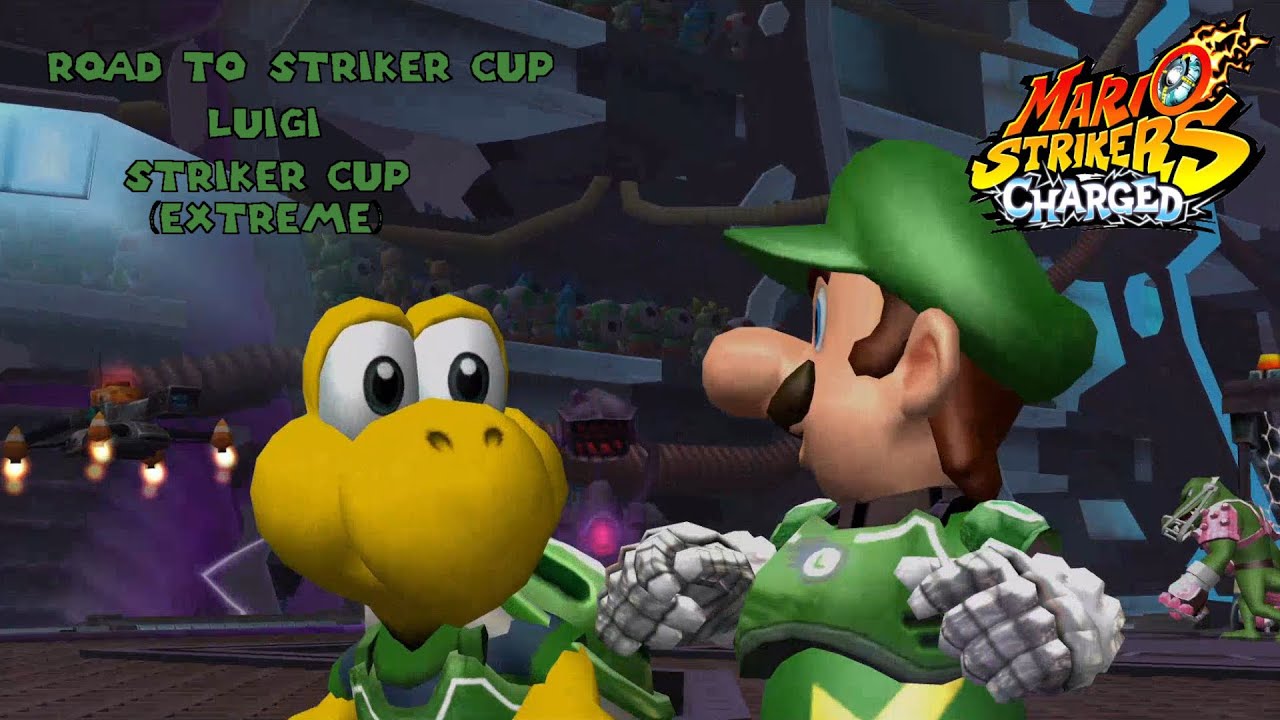Mario Strikers Charged - Luigi (Team Request) - Striker Cup (Extreme)