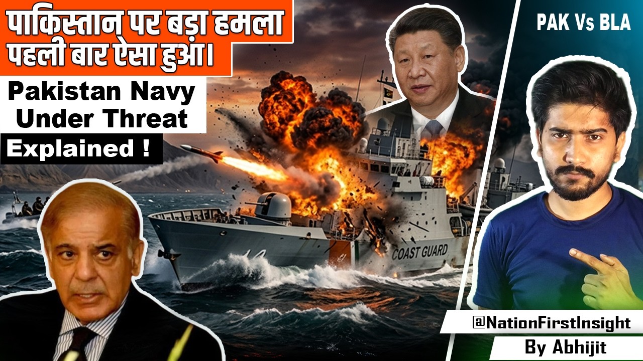 BLA attack on pakistan coast guard ship for first time Explained Whats Happend