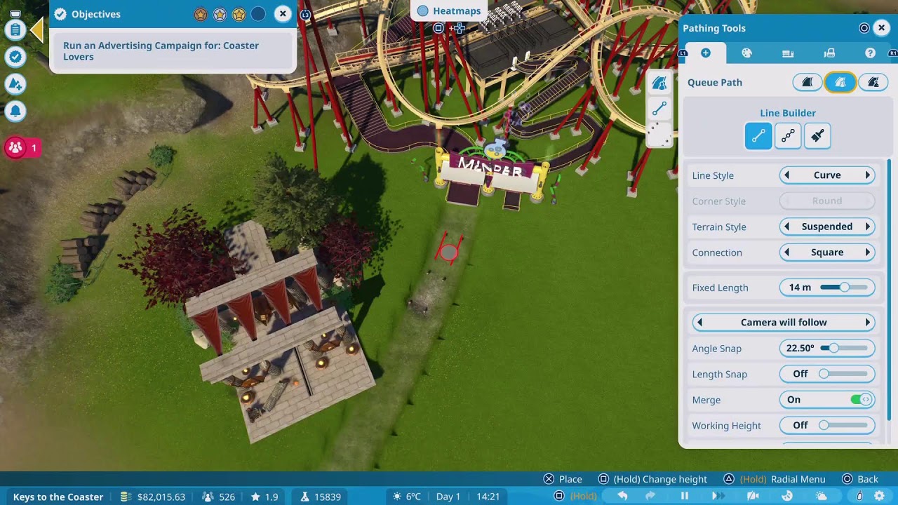 Valentine's Day at Planet Coaster