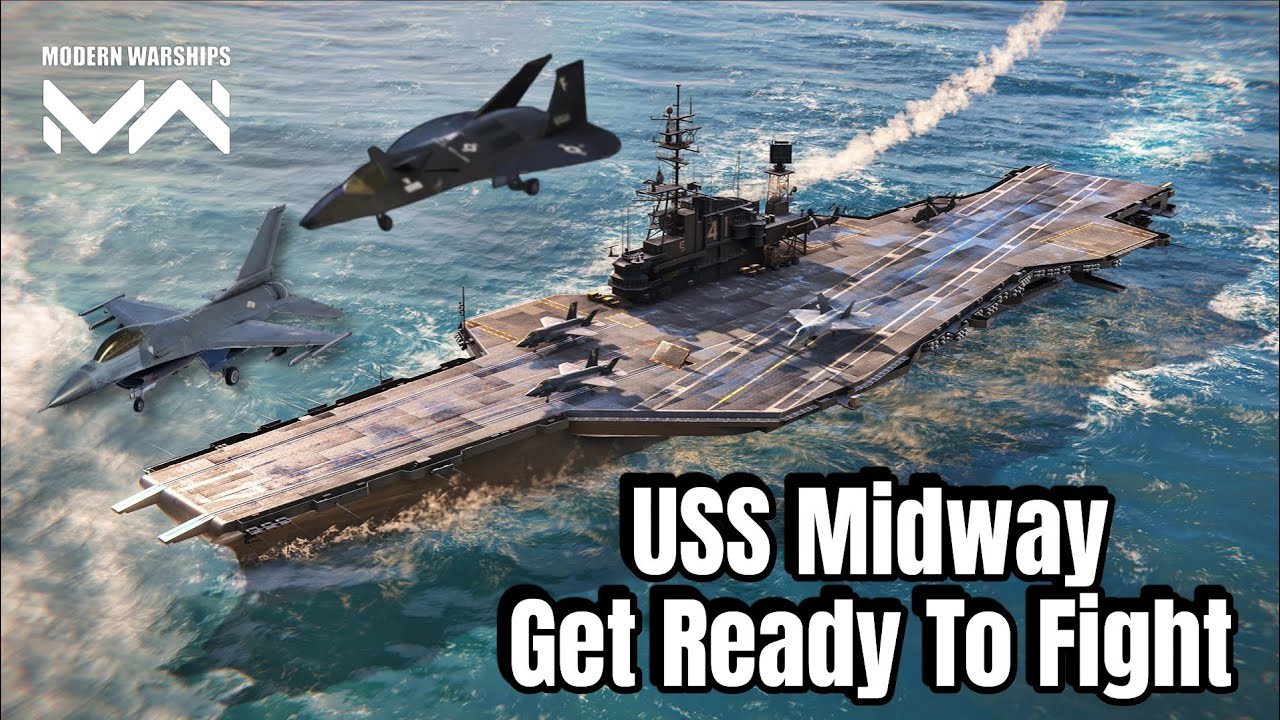 USS Midway Aircraft Carrier MW #modernwarships #mwcreator #gaming 