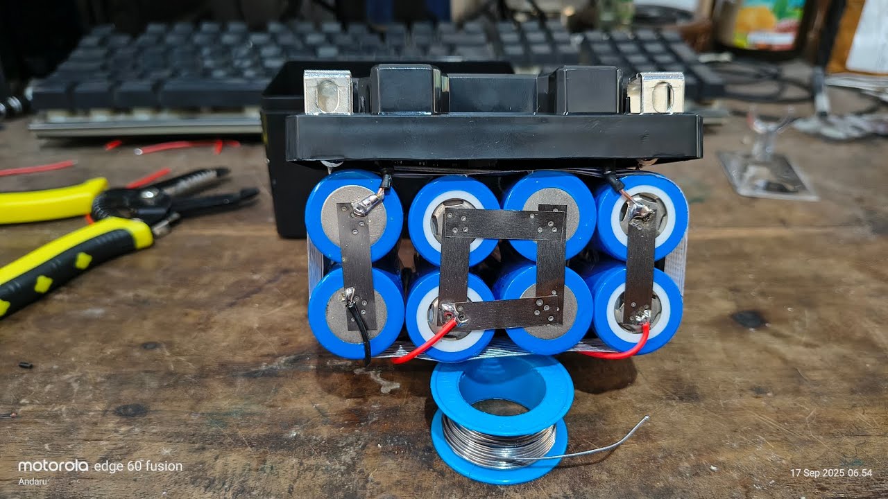 Merakit Aki Motor dari Baterai Lithium Ferophospat/Lifepo4 