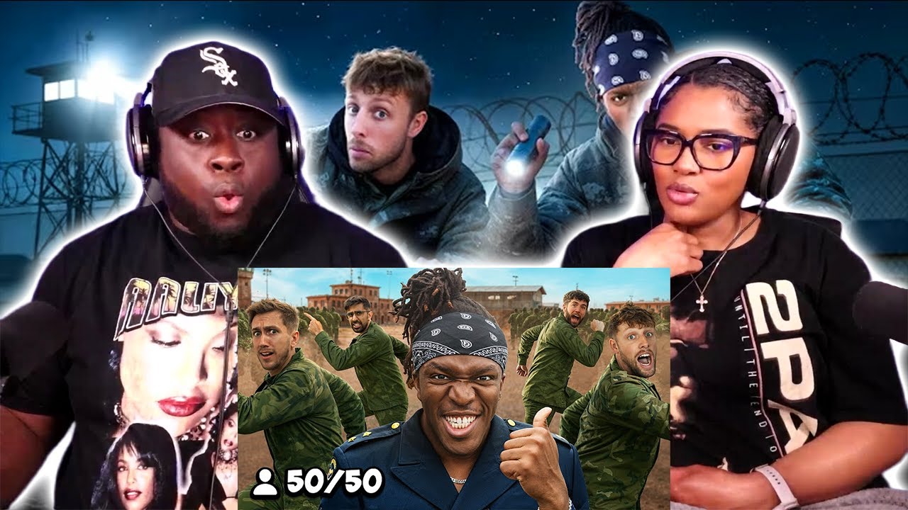 Kidd and Cee Reacts To SIDEMEN ULTIMATE HIDE & SEEK IN A MILITARY BASE VS 50 YOUTUBERS
