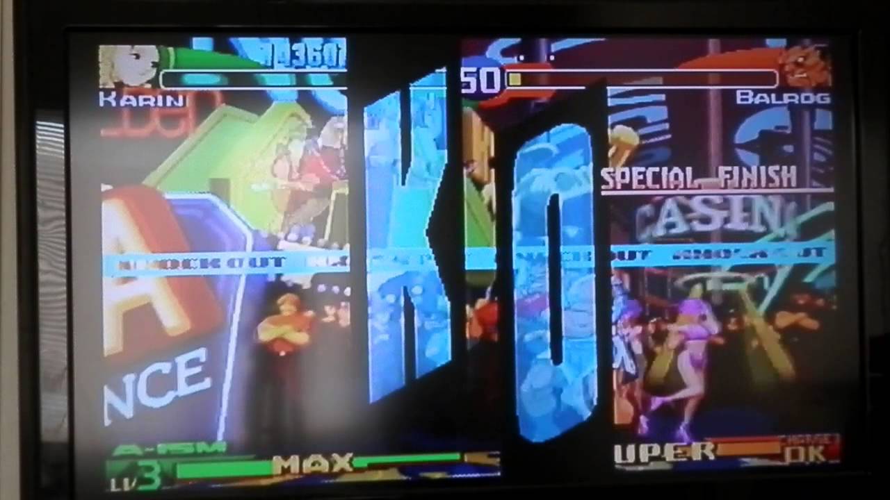 Street Fighter Alpha 3(Dreamcast)Sakura/Karin Dramatic Battle