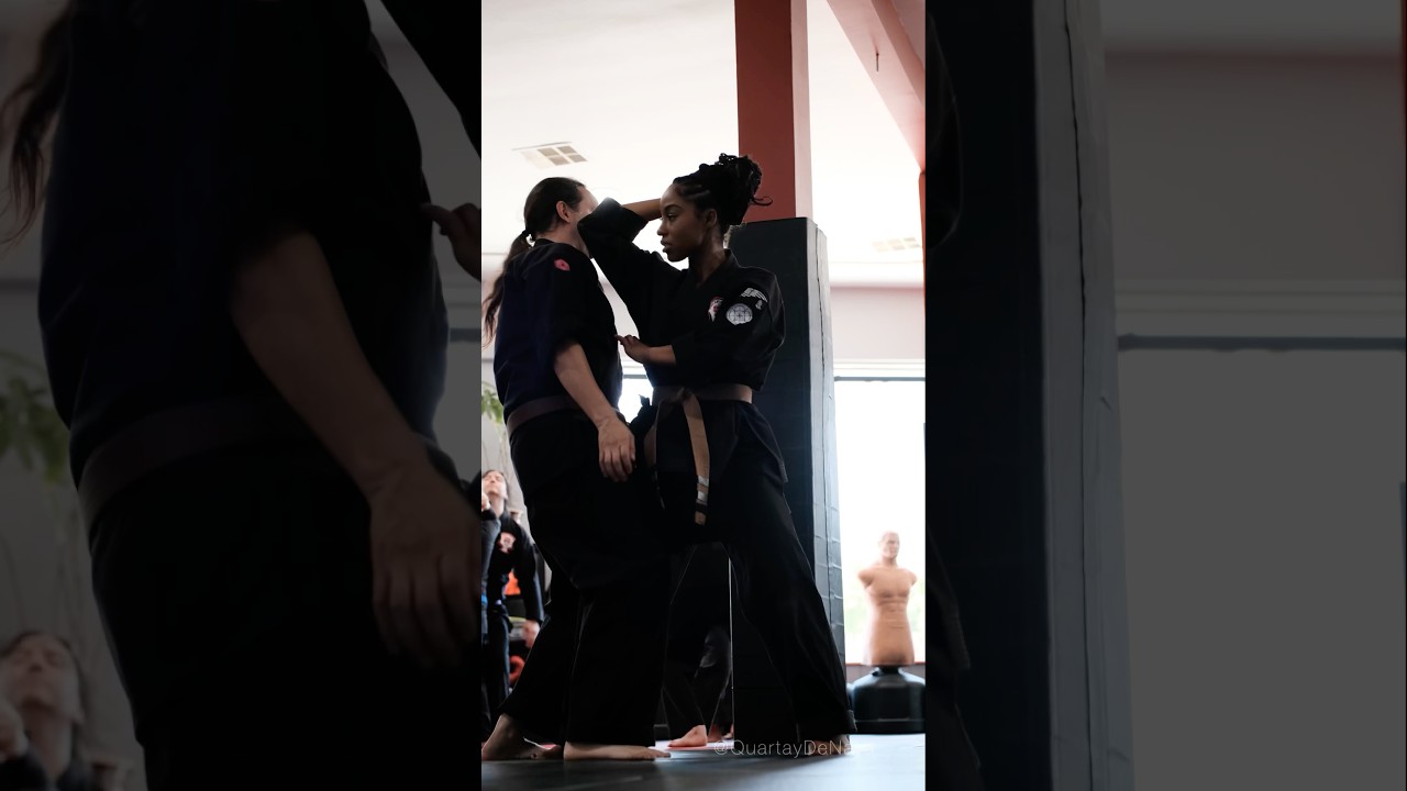 Training for Black Belt 🤎🥋 American Kenpo Karate #Shorts #MartialArts #Kenpo #FightLikeAGirl
