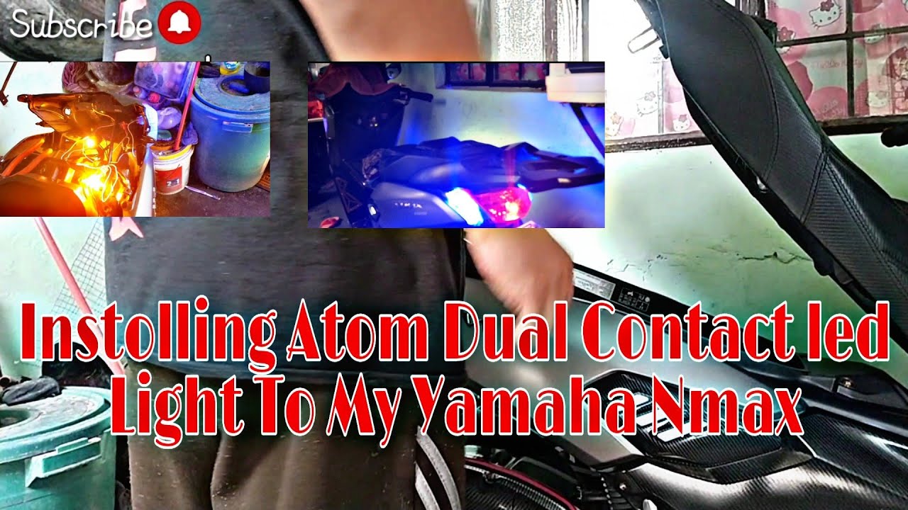 Installing Atom Dual Contact Led Light To My Yamaha Nmax