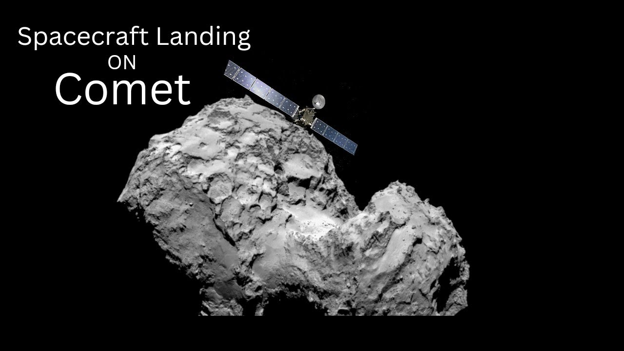 Landing of Rosetta spacecraft on comet 67P/Churyumov-Gerasimenko