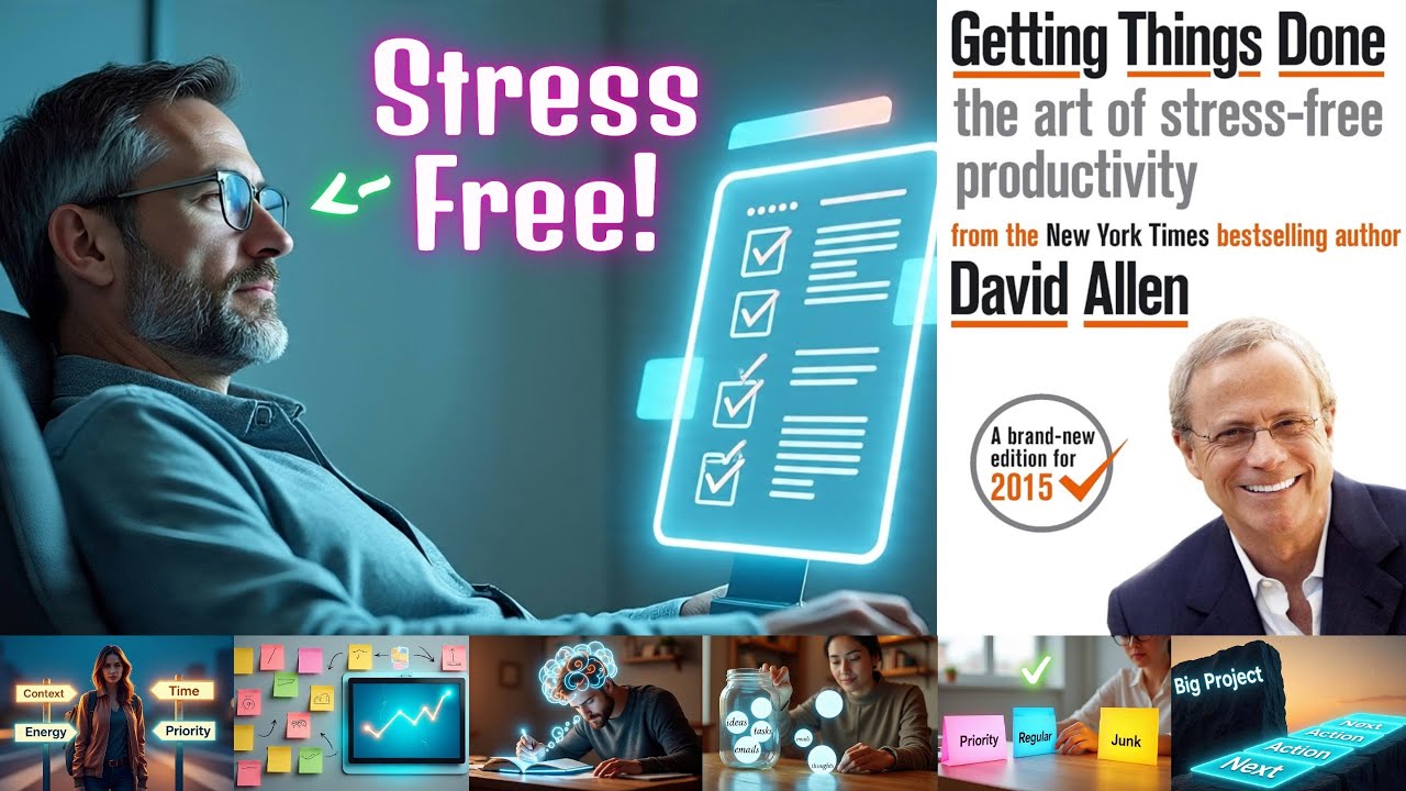 Getting Things Done ! The Art of Stress-Free Productivity : Complete Summary ! Book by David Allen