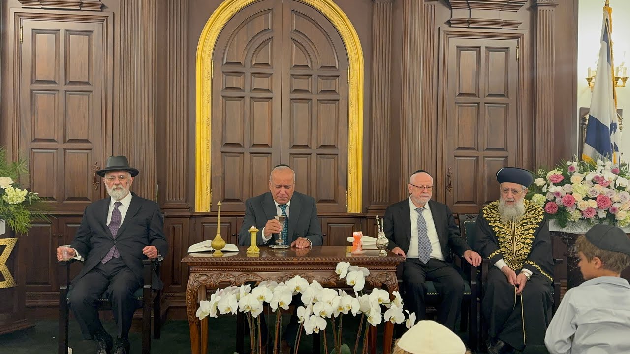 יחיאל נהרי הבדלה מוצ״ש בלק תשפ״ה מקאם כורד עם הרש”ל ר דוד יוסף‏Yechiel Nahari Havdalla Hathaway Shul