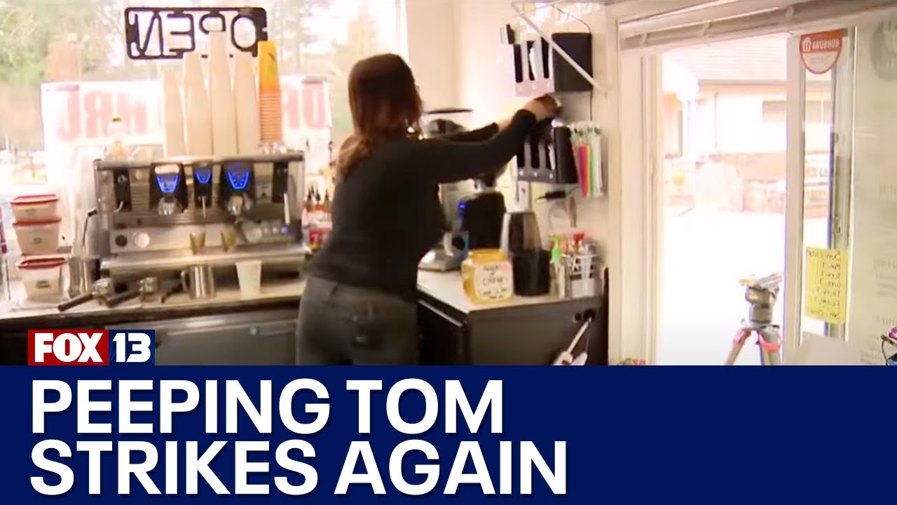 Barista says alleged Peeping Tom struck again at coffee shop | FOX 13 Seattle