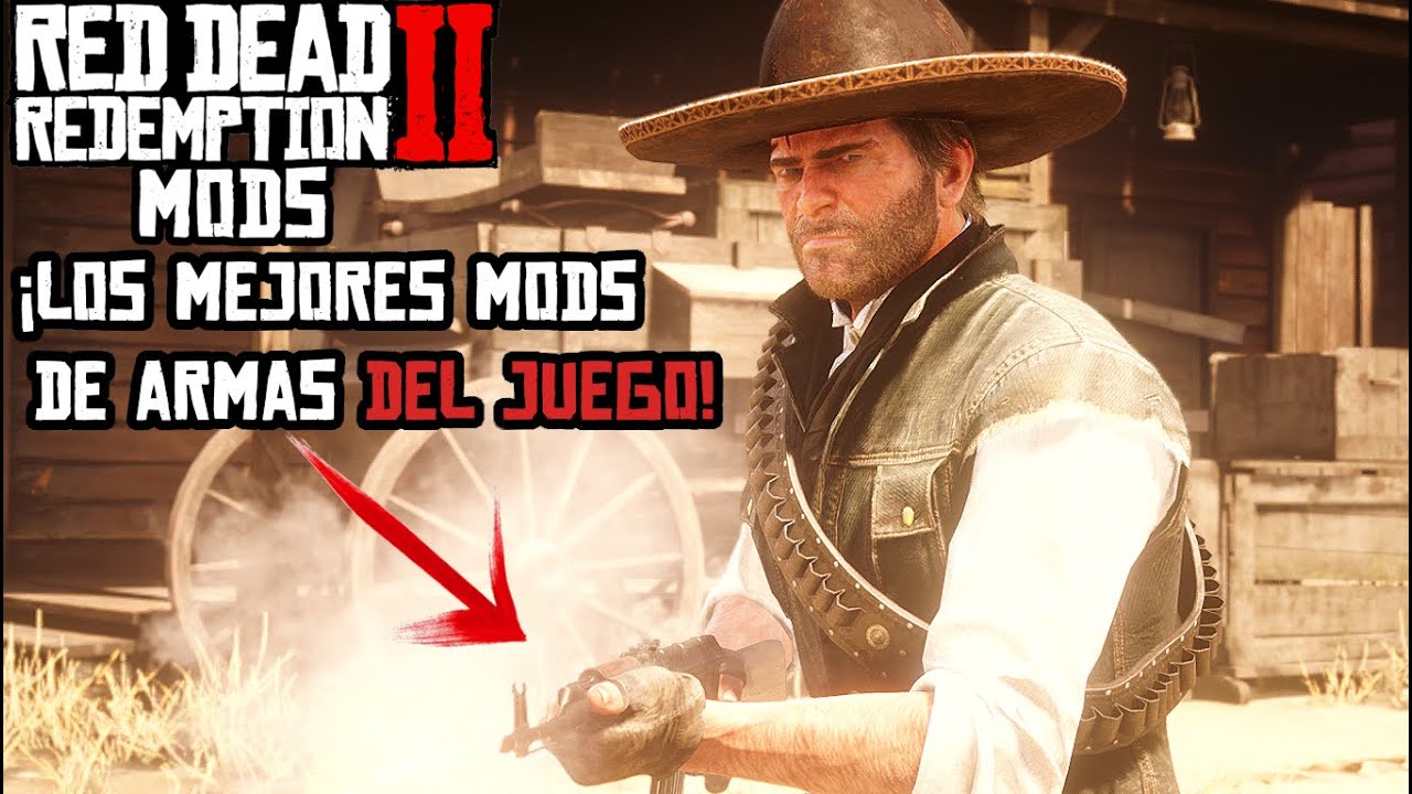 Red Dead Redemption 2 ¡Los mejores mods de armas locas! ¡El Ak-47 y la Thompson!