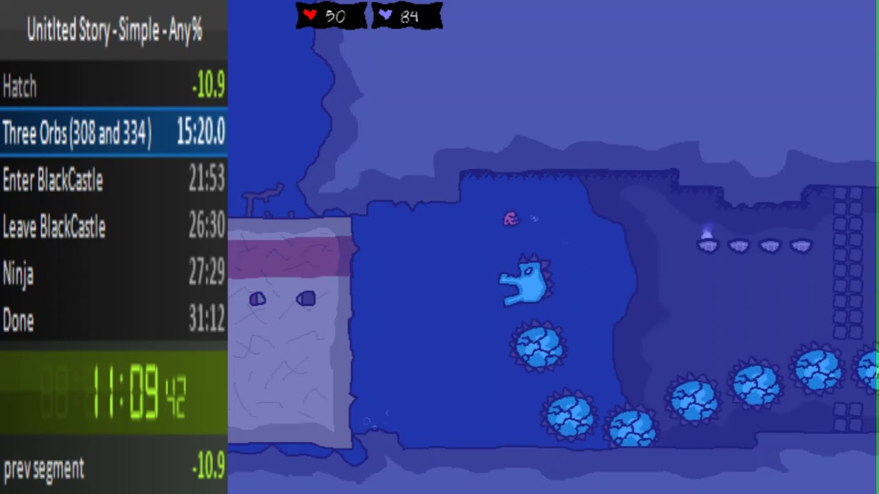 An Untitled Story, Simple Difficulty, Any% Speedrun. World Record