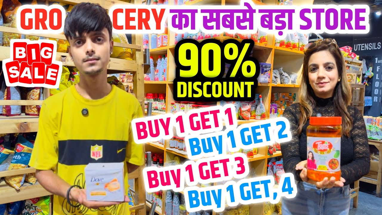 Biggest Grocery Store in Delhi | Big Brand Sale | Festival Offer | Upto 90% Off | Aggarwal Store
