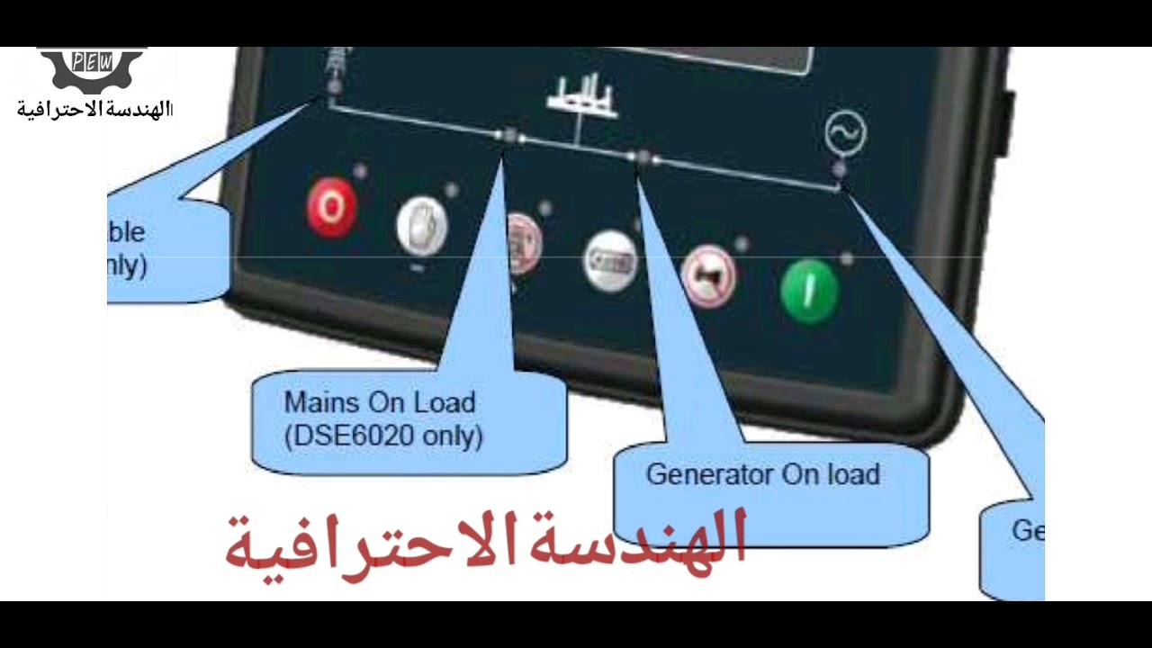 شاشه ديب سي DSE6020 control MODULE TRAINING