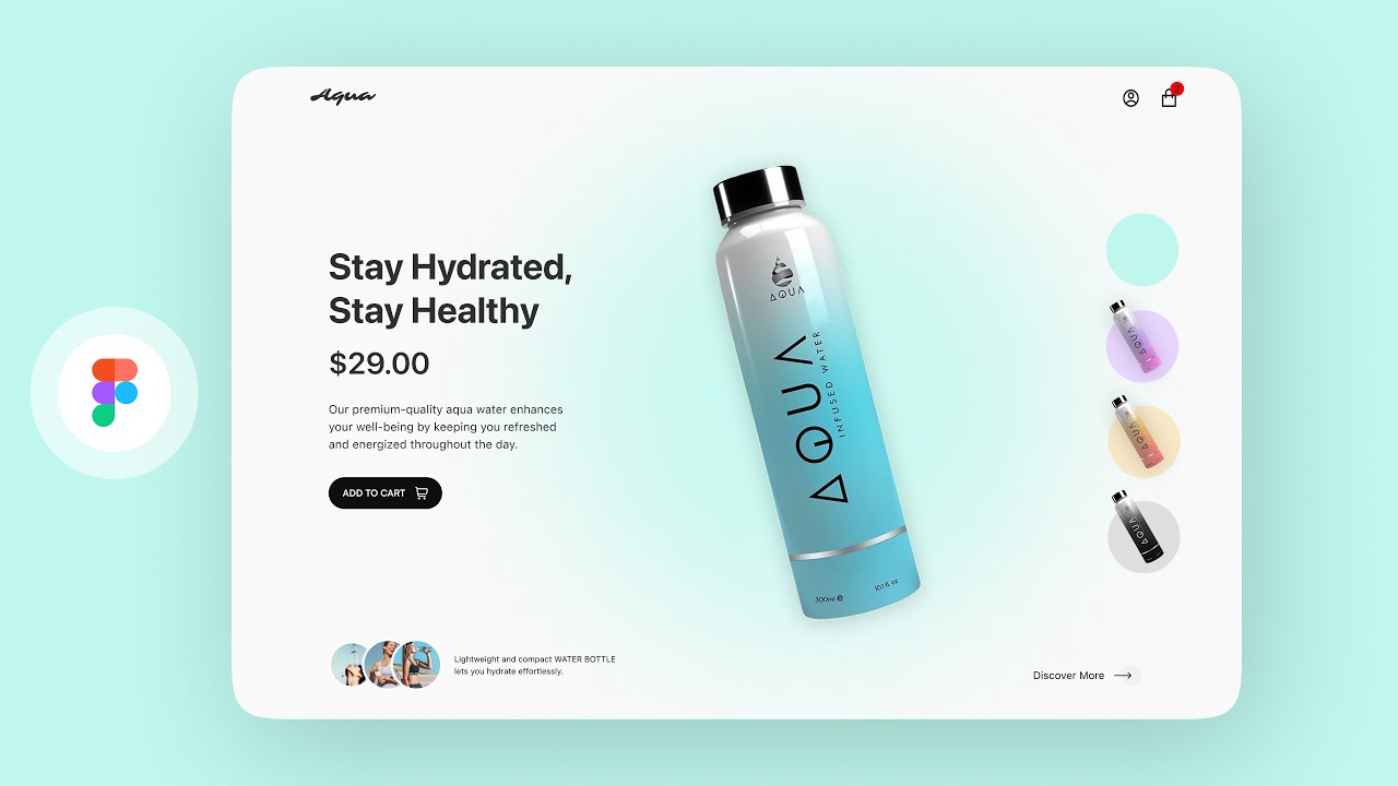 Animated Website Design In Figma - Figma Tutorial For Beginners