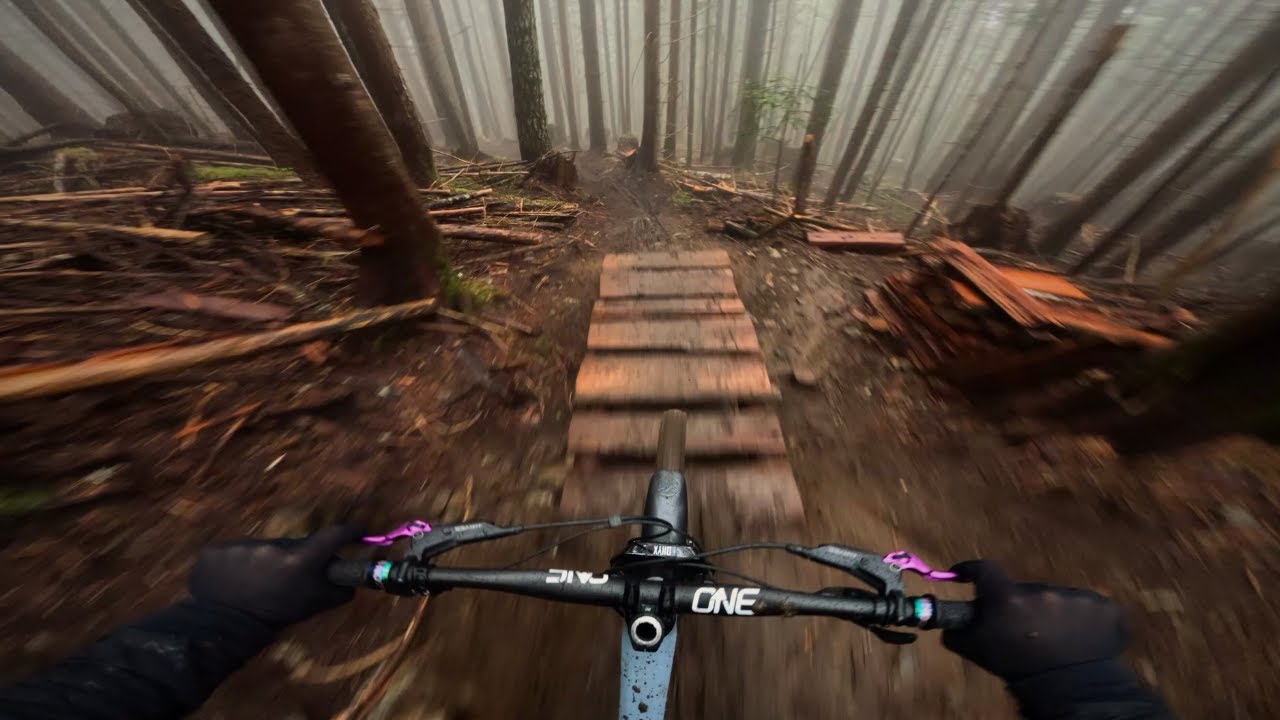 The worst and the best conditions to ride Mountain Biking in the same lap
