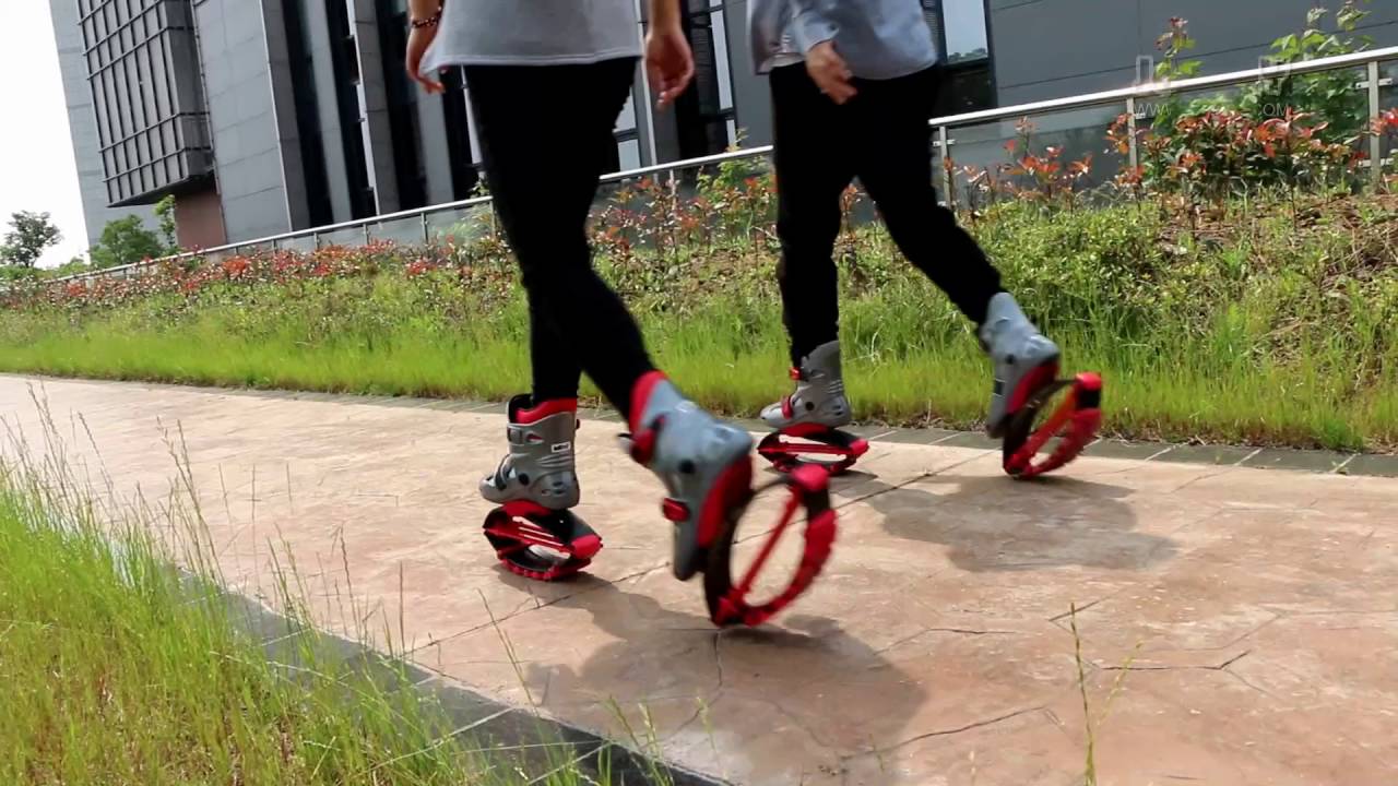 Jumping and Running Now with Jumping Shoes!