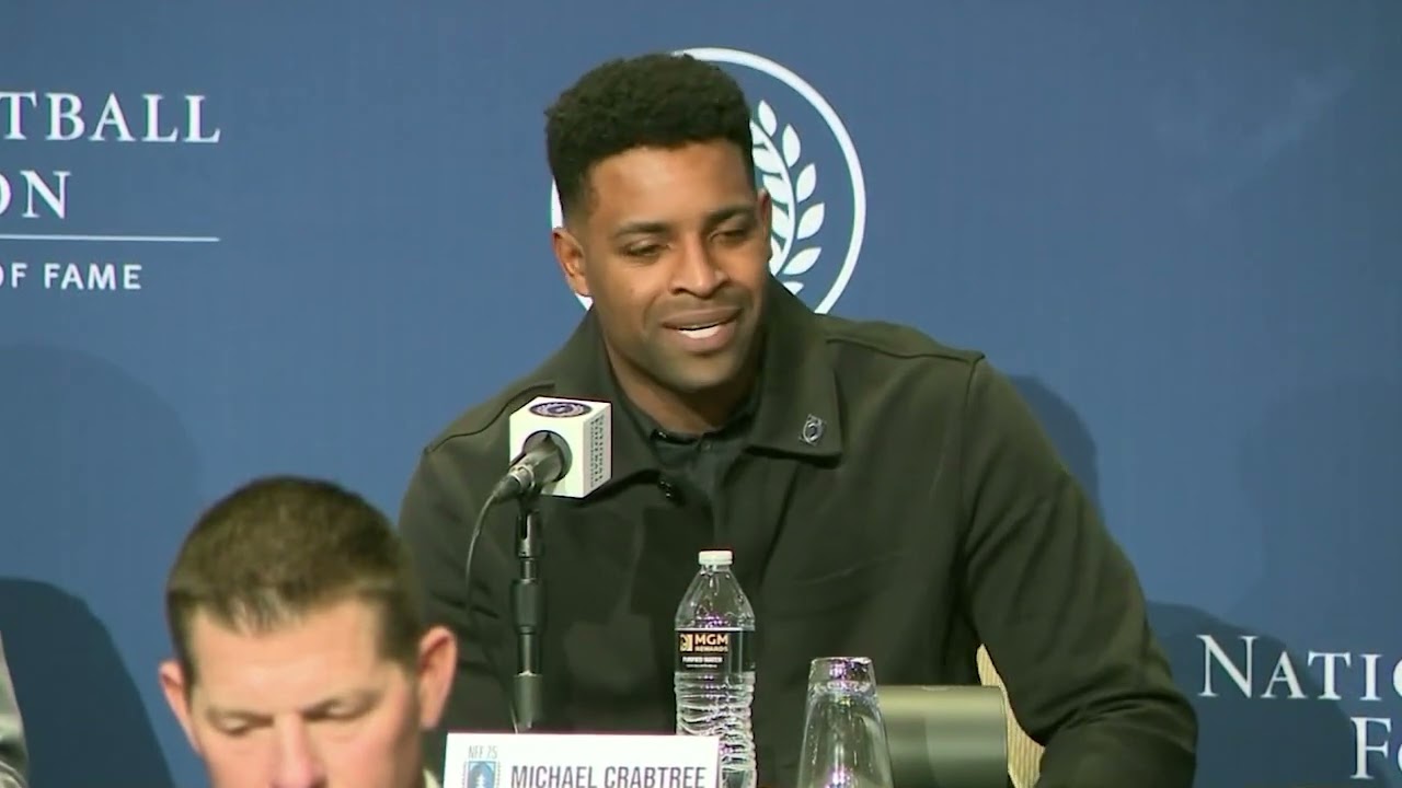 Michael Crabtree, Texas Tech - 2022 College Football Hall of Fame Press Conference