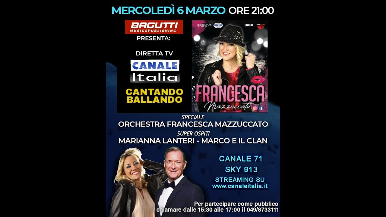 Cantando Ballando |  🎤 𝐒𝐏𝐄𝐂𝐈𝐀𝐋𝐄 𝐎𝐑𝐂𝐇𝐄𝐒𝐓𝐑𝐀 𝐅𝐑𝐀𝐍𝐂𝐄𝐒𝐂𝐀 𝐌𝐀𝐙𝐙𝐔𝐂𝐂𝐀𝐓𝐎 🎶  - Canale Italia