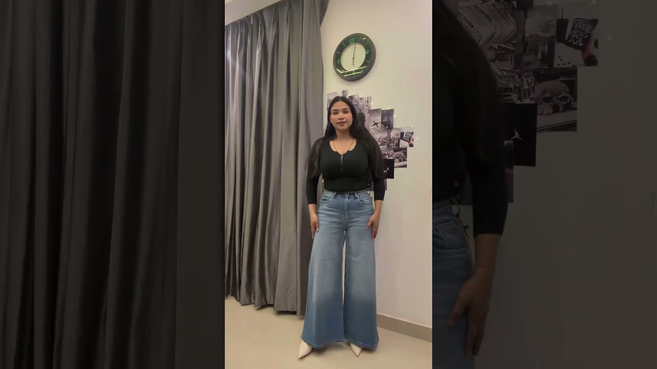 Pov:You are making a jeans haul but flipping your hair is mandatory! 