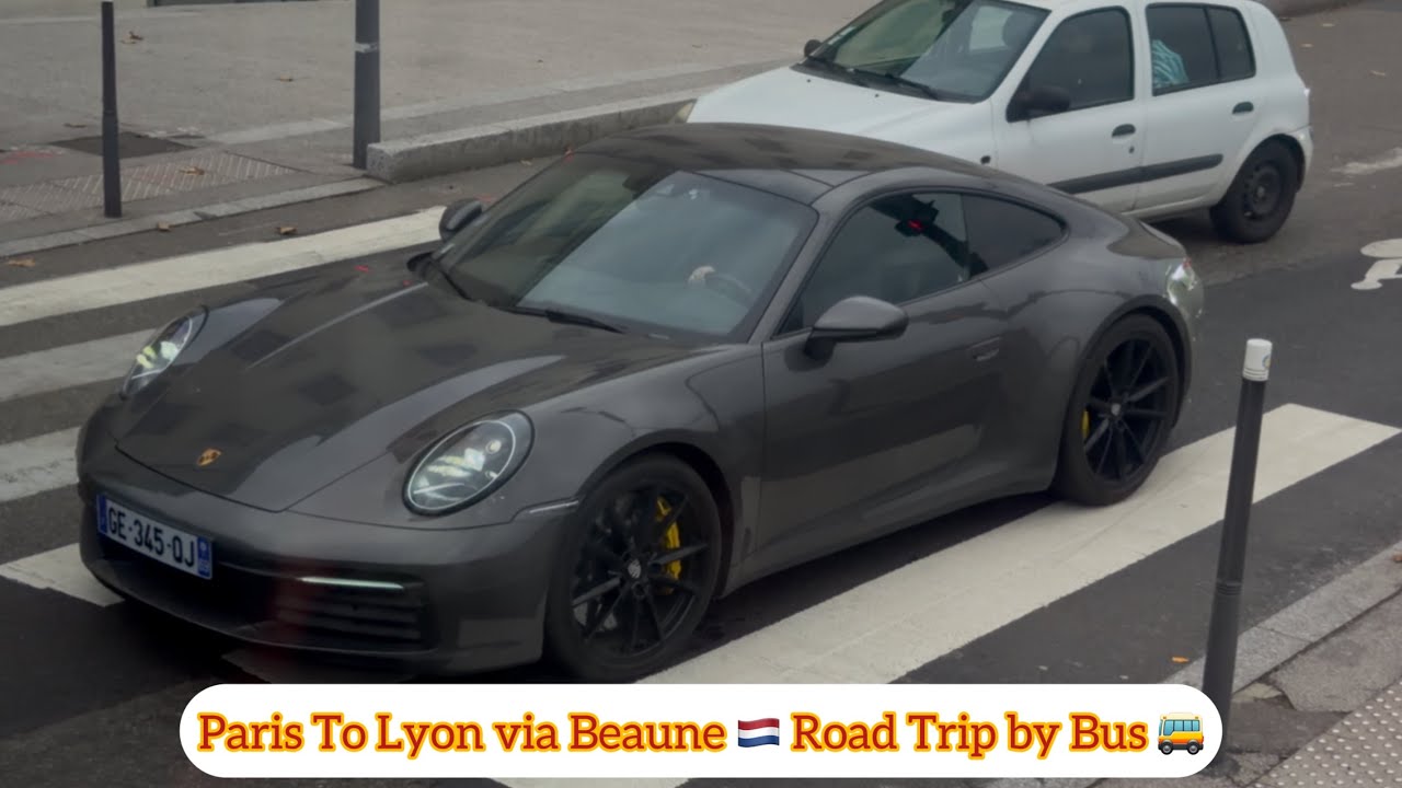 Scenic Road Trip from Paris to Lyon via Beaune 🇫🇷 Green Landscapes & Calm Vibes 🥰