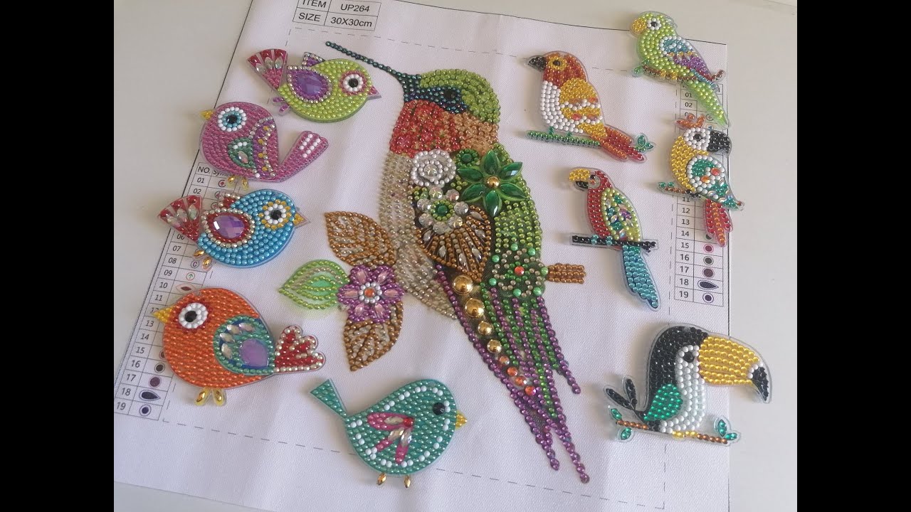 DP - Avis & R&eacute;alisation - De jolis oiseaux - EveryDayEDeals - Revue Diamond Painting