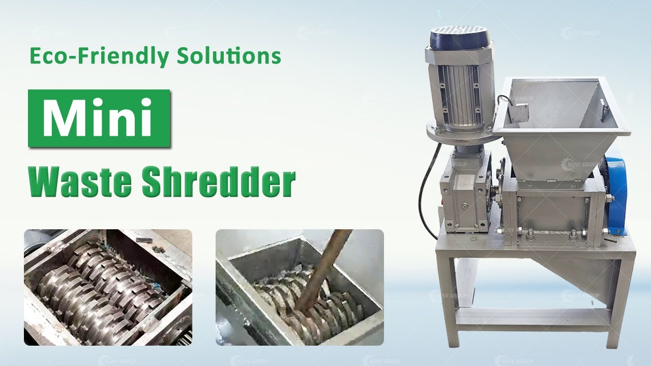 Mini Waste Shredder | Shredding Plastics/Wood/Light Metals