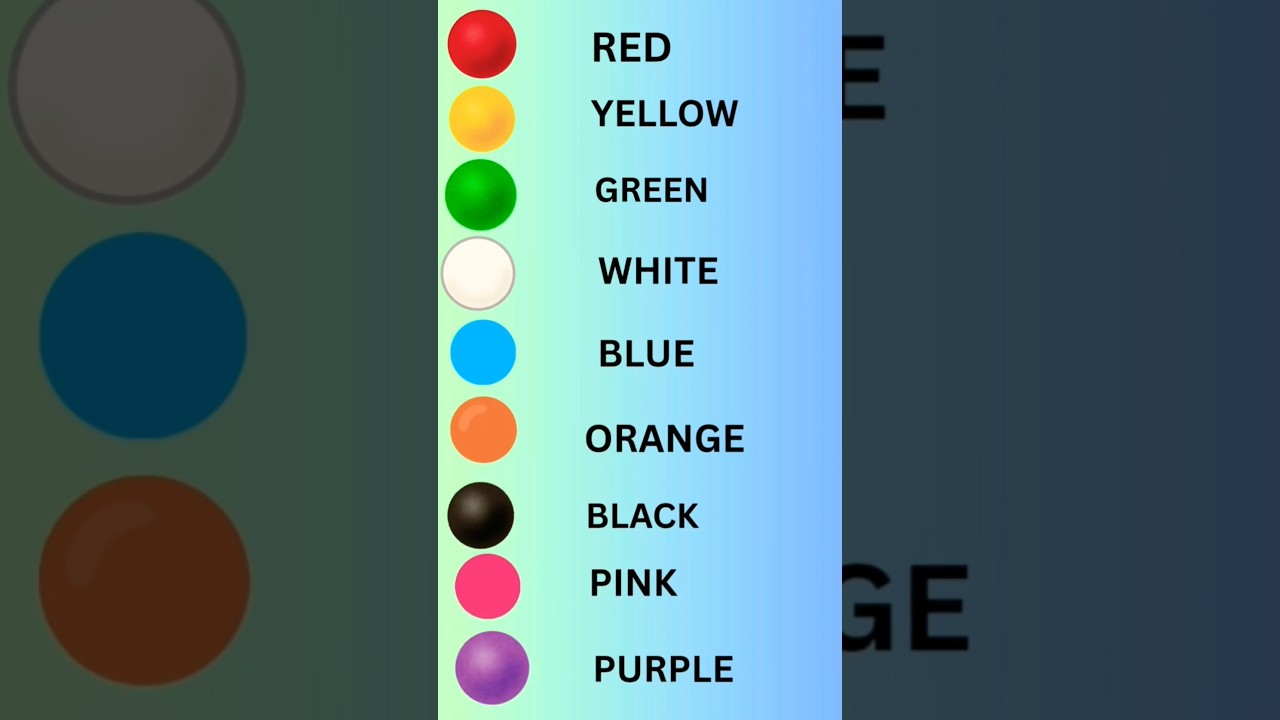 10 colours name in english || colours names in english ||colours name for kids || &lrm;⁨@vrlearning15⁩&nbsp;