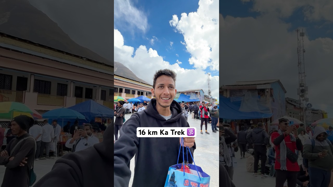 16 km ka trek 🕉️ #kedarnath #kedarnathdham #mahadev