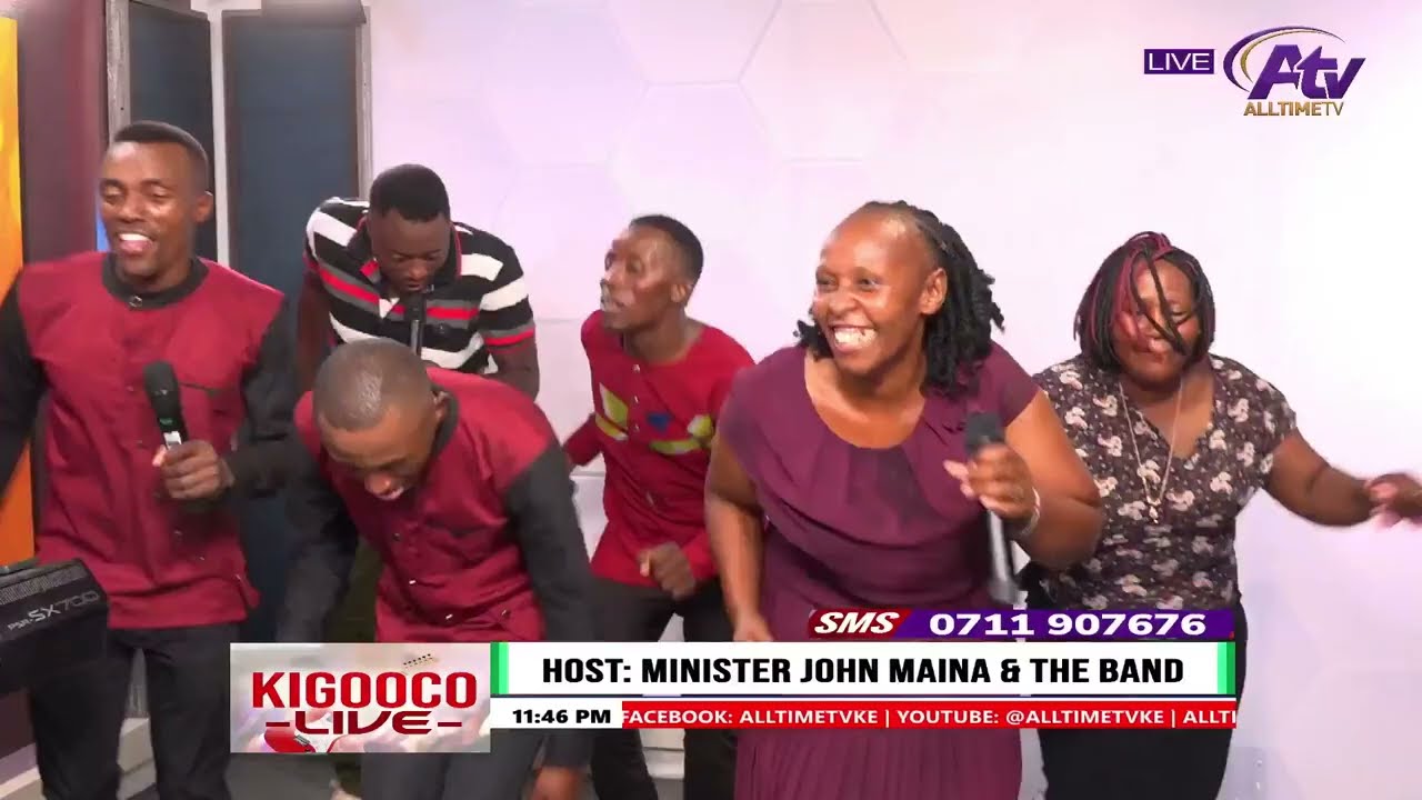 CIANA KUINIRA BABA WAO WA  IGURU: MINISTER JOHN MAINA & THE BAND AT ALLTIME TV.