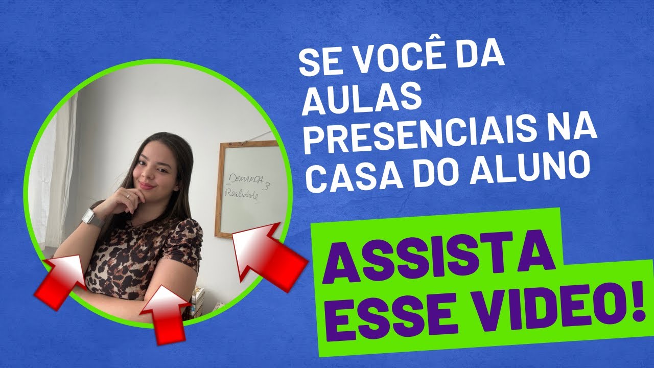 Como dar aulas de reforço escolar presenciais na casa do aluno #reforçoescolar #aulaparticular #aula