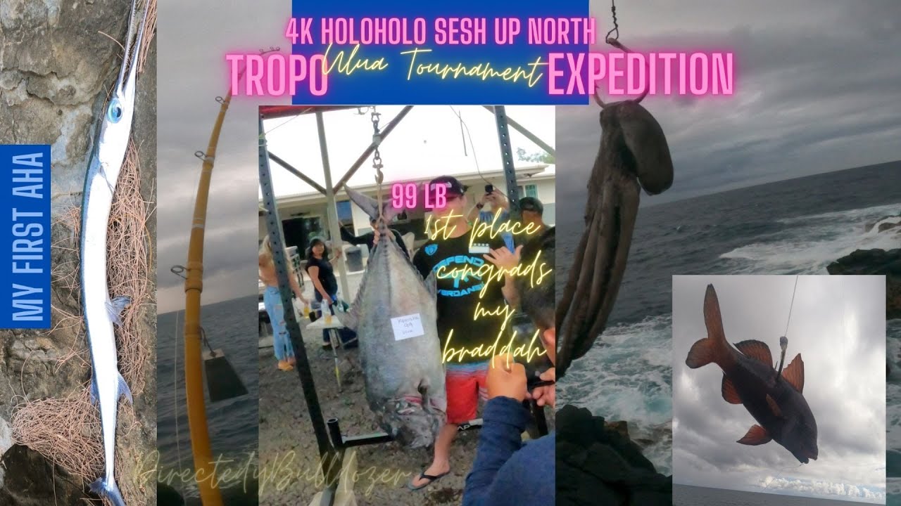Ulua Fishing - Invitational ulua casting tournament Big Island Hawaii #fishing#saltwaterfishing