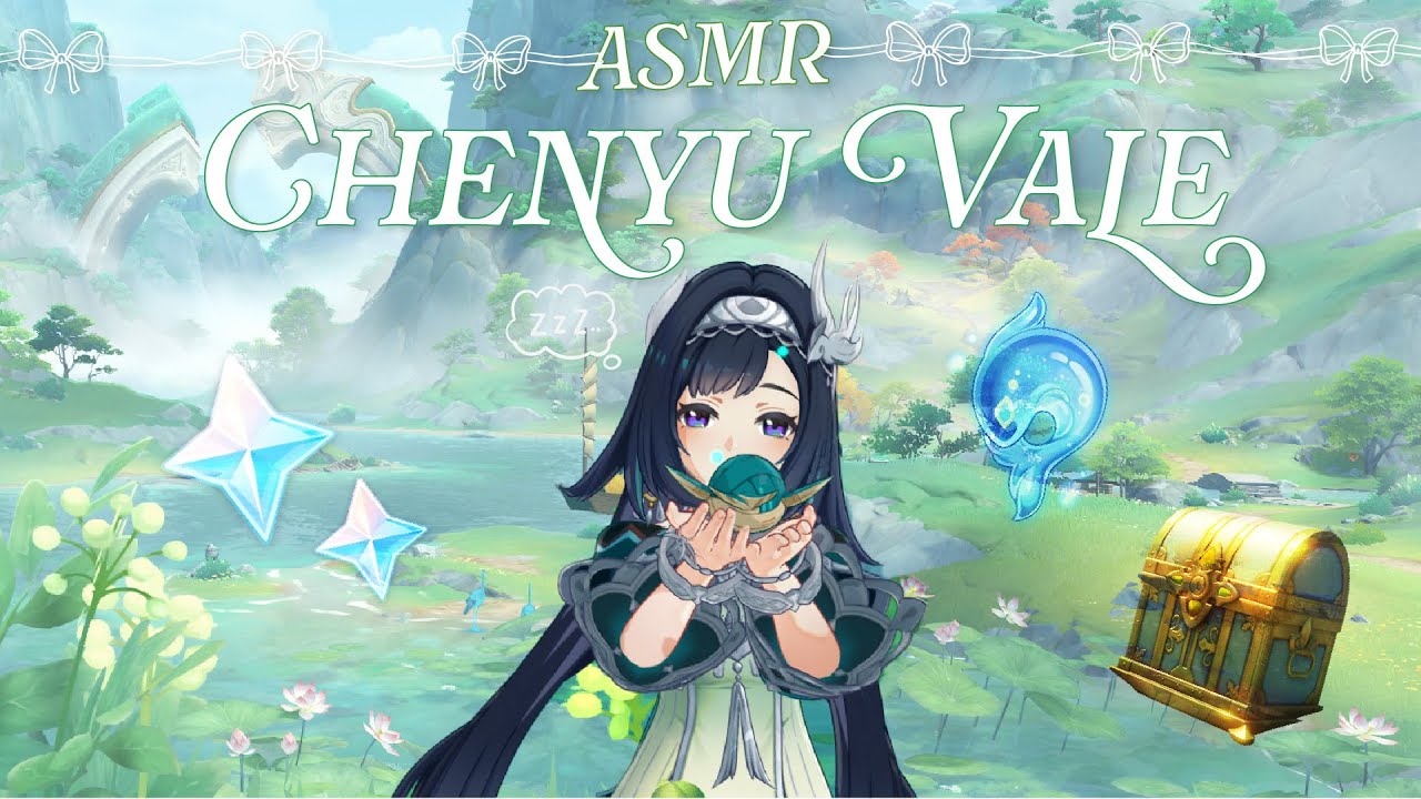You WILL get tingles ✨ Genshin ASMR | Exploring Chenyu Vale | ear to ear clicky mouth sounds