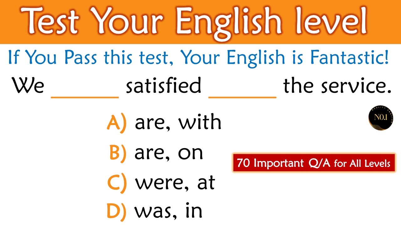 💥 This 70 Grammar Question Test Will Make You Think Twice! 🤔 Most People Fail – Can You Win? | No.1