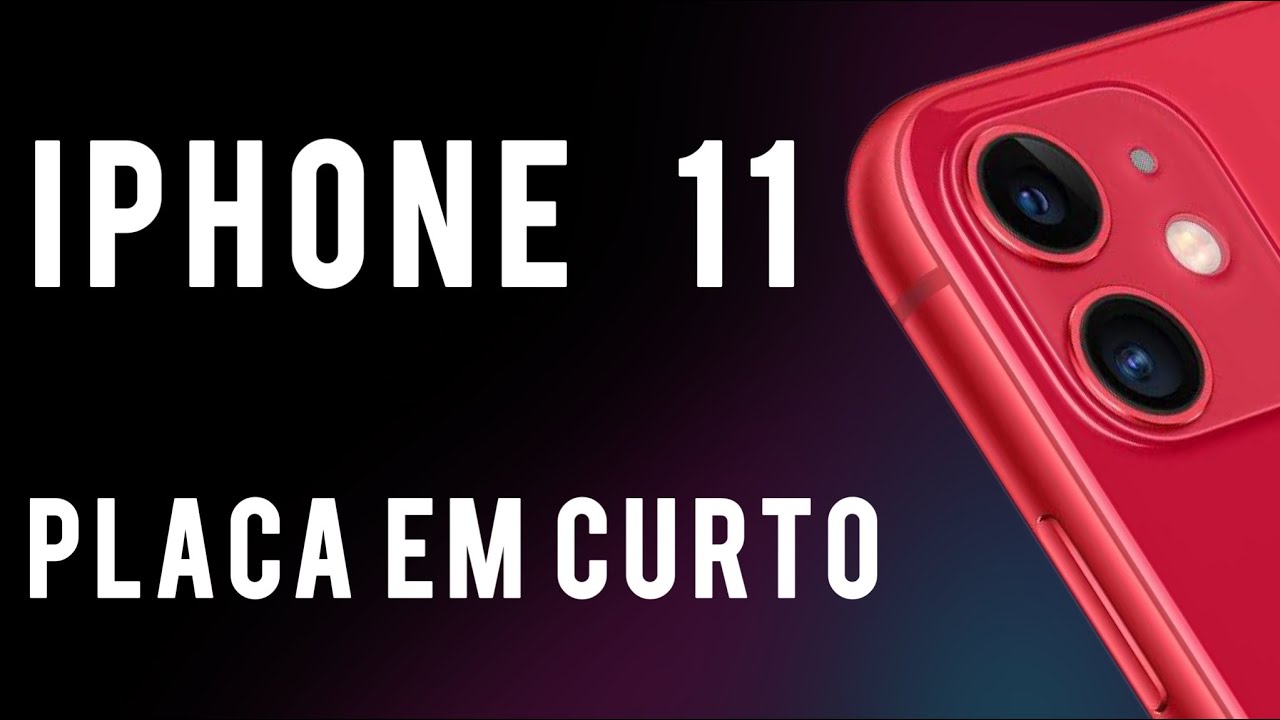 iPhone 11 não liga📲 placa em curto iPhone 11📱