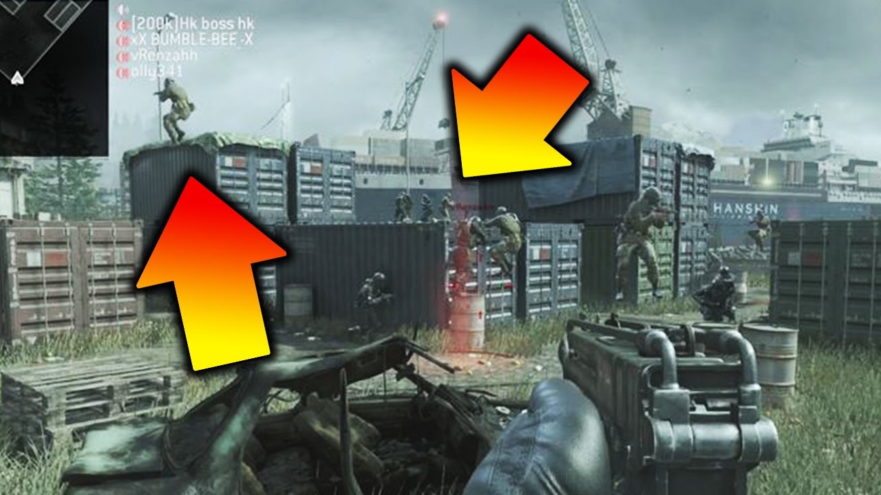 MOST INSANE SPOTS HIDE N' SEEK COD 4 REMASTERED!!