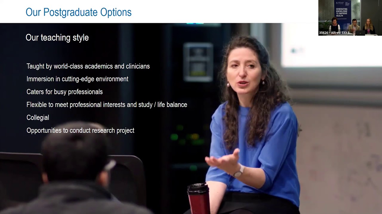 Master of Clinical Research webinar | Monash University