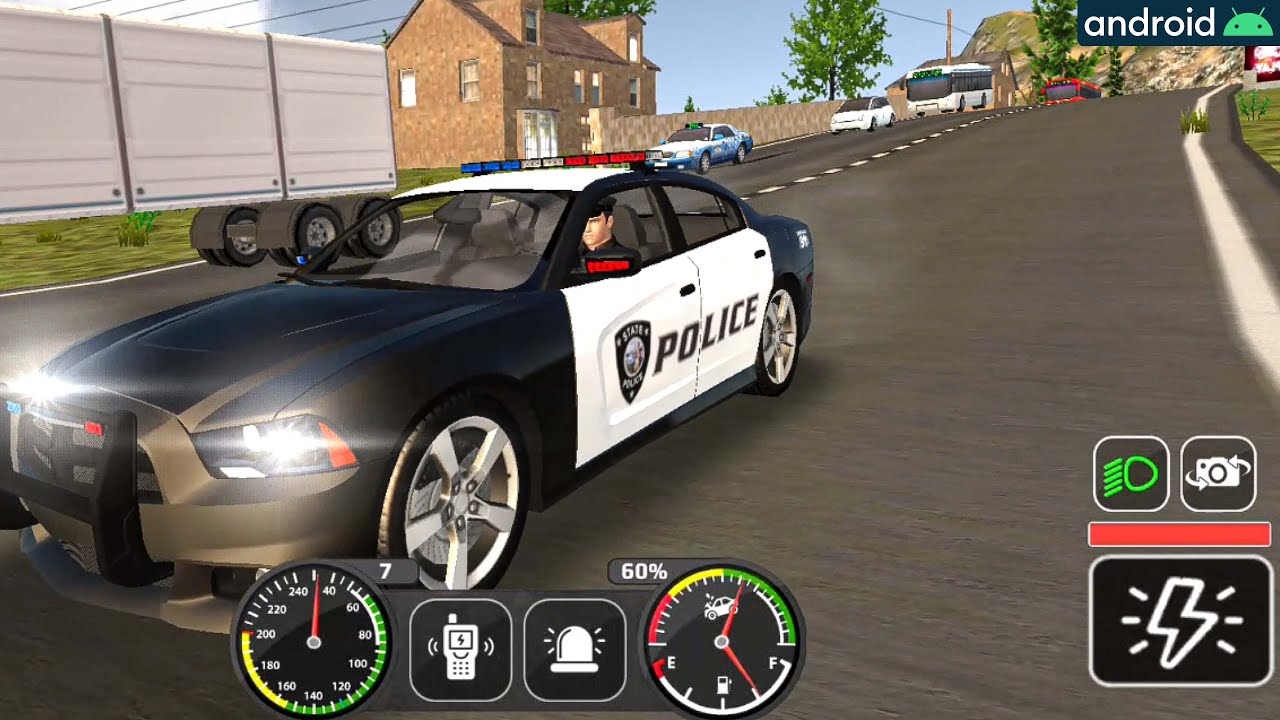 Police Sim 2022 Cop Simulator - Gameplay / Redmagic 8 Pro Android (Police Car Driving Simulator)