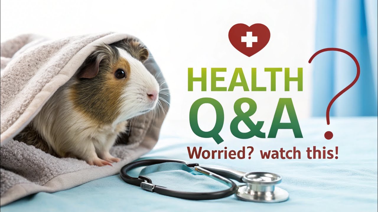 Your Guinea Pig Health Worries Solved! 🐹✅ Q&A Part 1