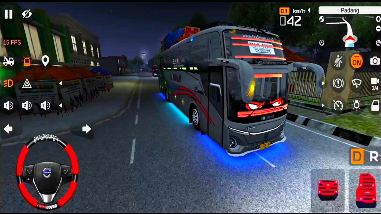 Telolet Basuri Bus Nasi Padang Bus Budiman Salah Jalur Trayek Keberangkatan
