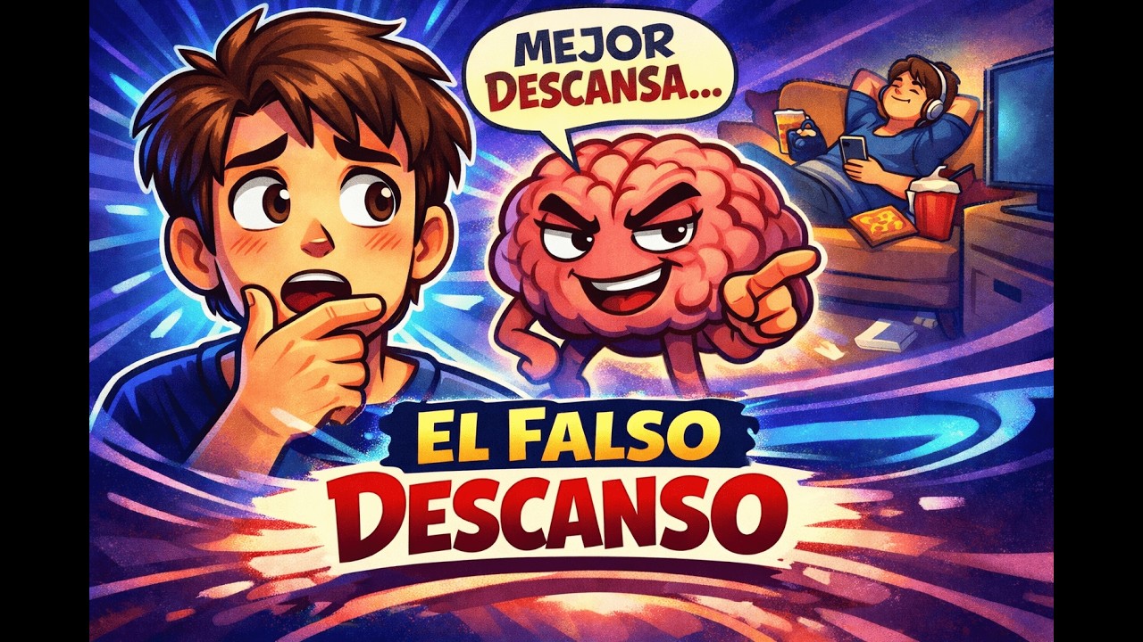 CÓMO TU CEREBRO TE CONVENCE DE “DESCANSAR” CUANDO EN REALIDAD ESTÁS EVITANDO