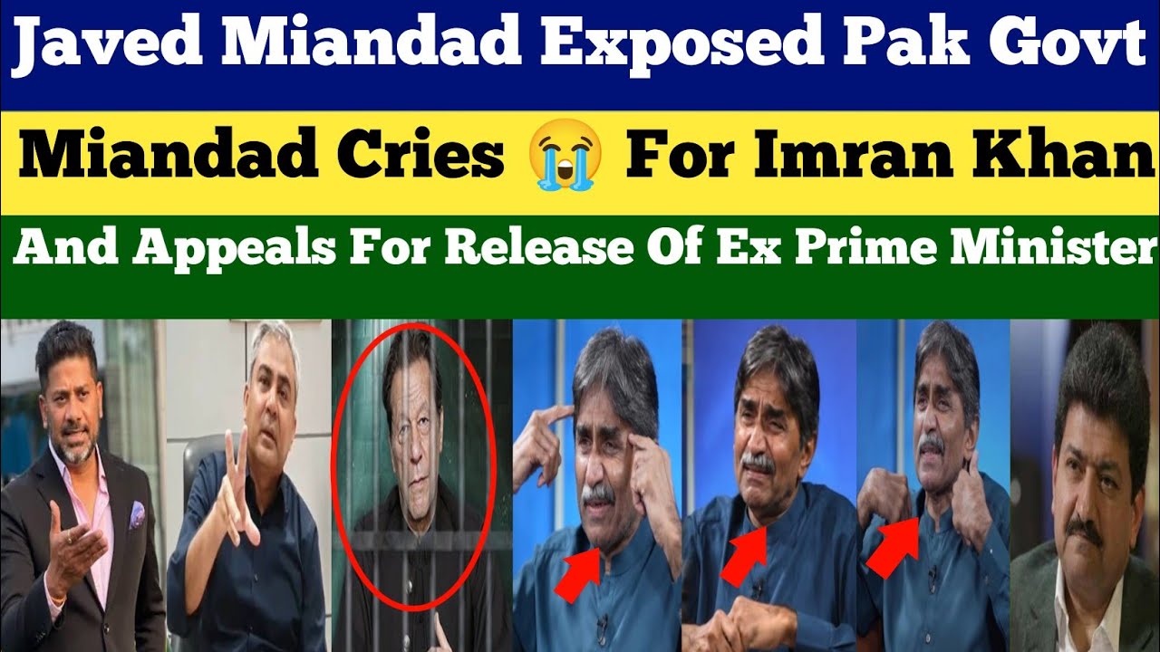 Javed Miandad Cries For Imran Khan On 🛑 Live Podcast| Javed Miandad On Imran Khan| Pak Media Shocked