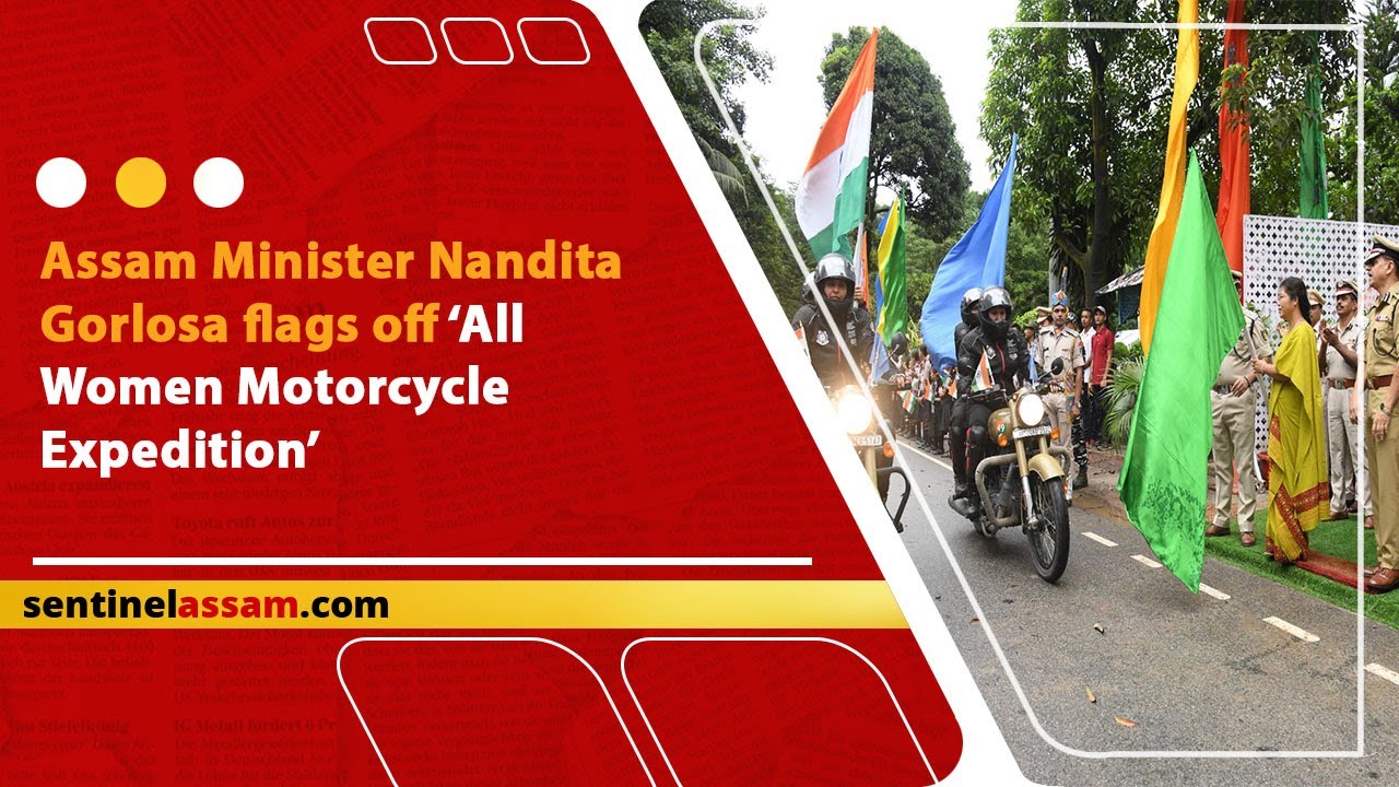Assam Minister Nandita Gorlosa flags off &lsquo;All Women Motorcycle Expedition&rsquo;