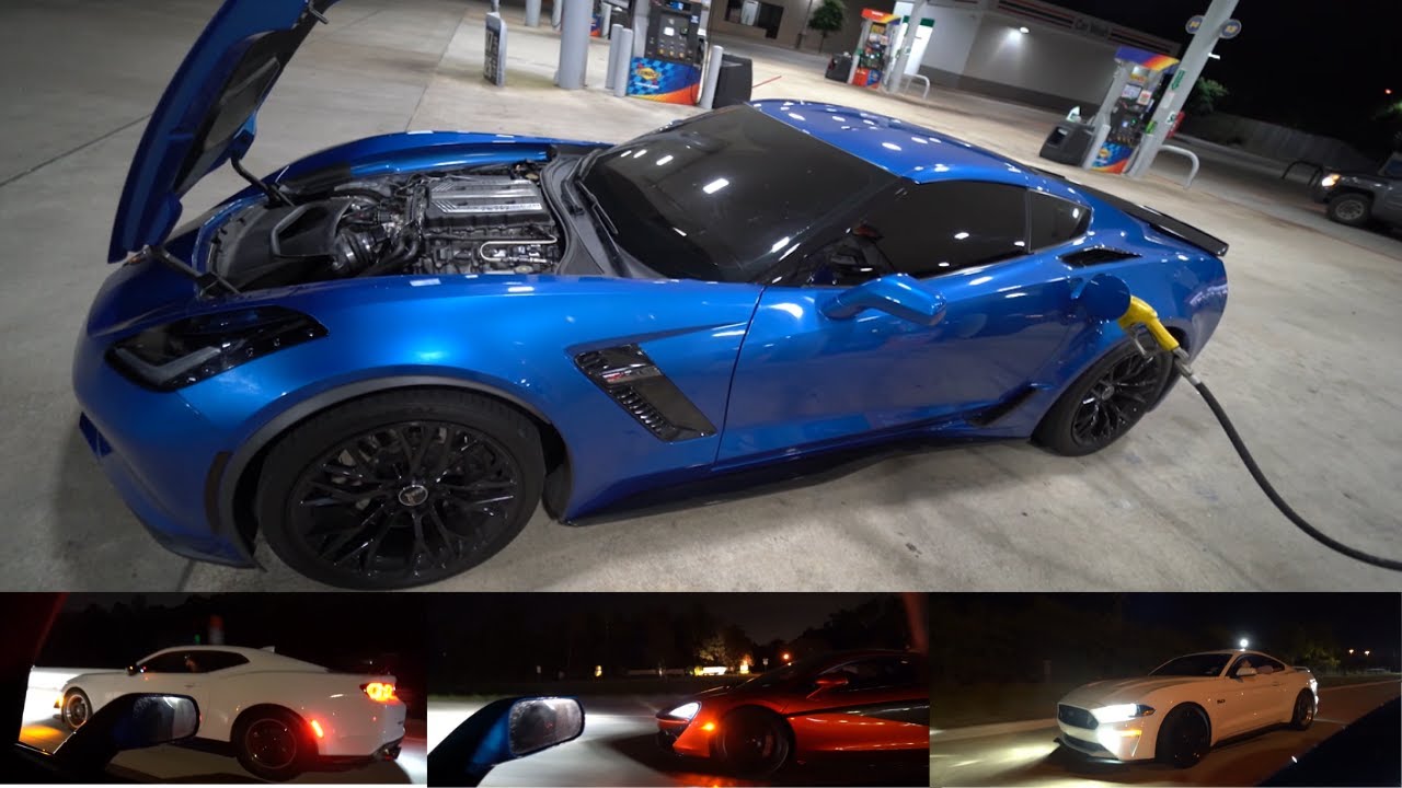 Участвую в гонках на своем Corvette с новой установкой мощностью 850 л.с.!!