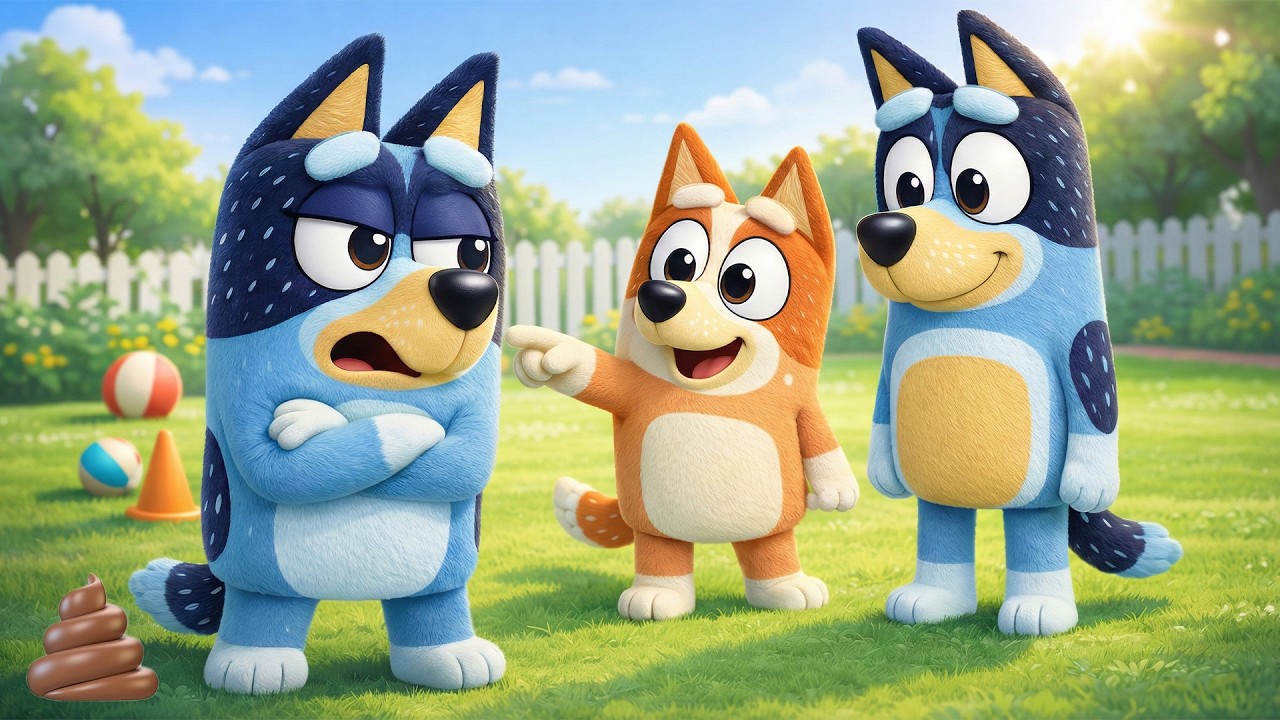 Bluey Needed the Toilet… But It Was Too Late! | Bluey and Bingo Storie | Bluey Funny Animation