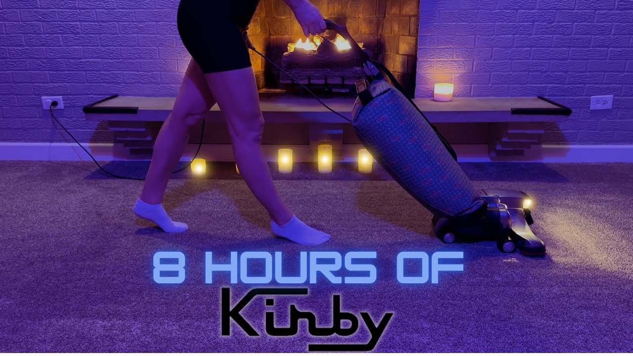 8 HOURS Of Cozy Night Vacuum Sounds With Kirby| Soothing White Noise for Deep Sleep